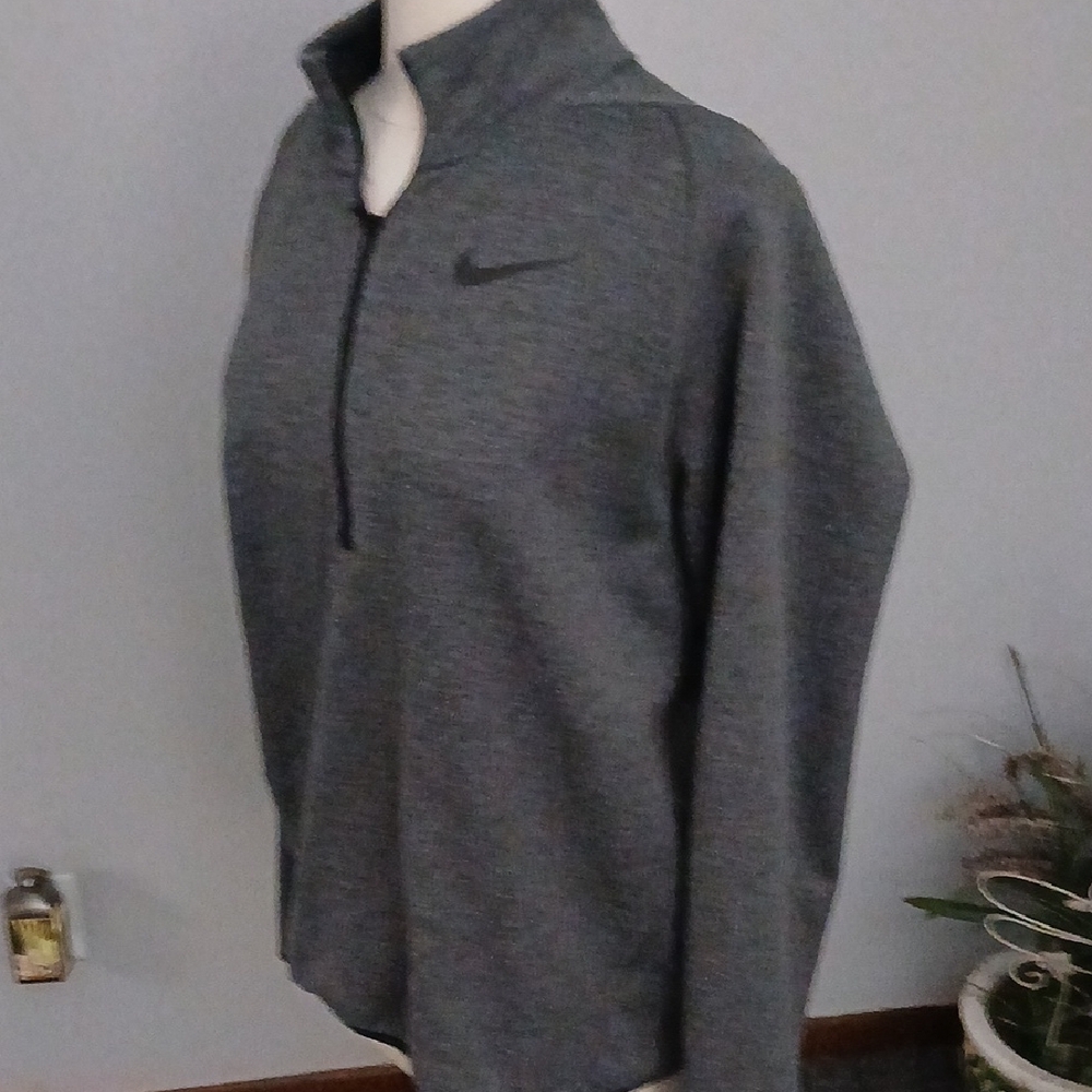 Nike Dark Gray Quarter-Zip Top